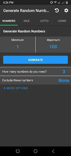 Random Number Generator Lotto
