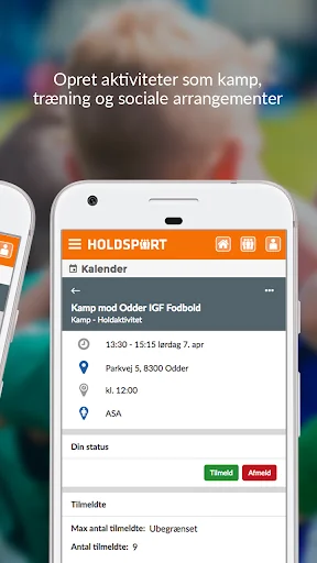 Holdsport - Hurtig tilmelding  screenshot 2