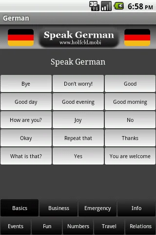 Speak German