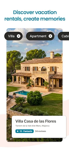 Holidu: Vacation Rentals screenshot 1