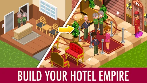 Hotel Tycoon Empire: Idle game