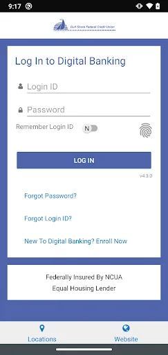Gulf Shore FCU Mobile Banking