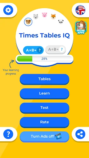 Times Tables - Math for Kids