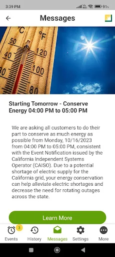 SCE DR Alerts screenshot 4