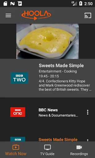 HoolaTV - Watch Live British T screenshot 1