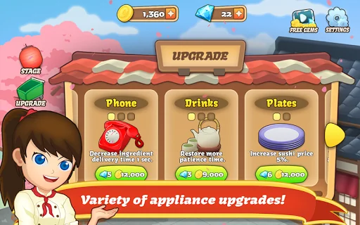 Sushi Fever - Cooking Game screenshot 4