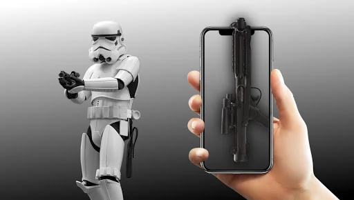 laser gun star space wars