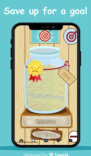 Simple piggy bank.  Save money screenshot 1