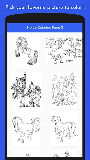 ColorFun: Horses Coloring Book screenshot 1