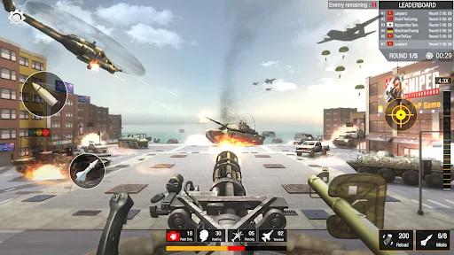 World War: Army Battle FPS 3D screenshot 1