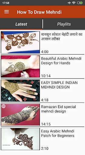 How To Draw Mehndi Videos