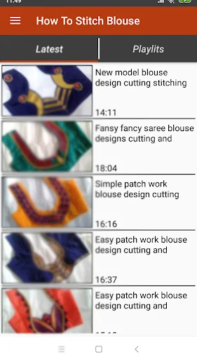 Blouse Cutting And Stitching