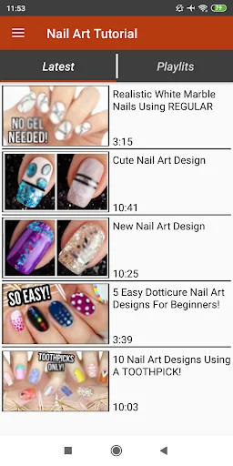Nail Art Video Tutorials 2020