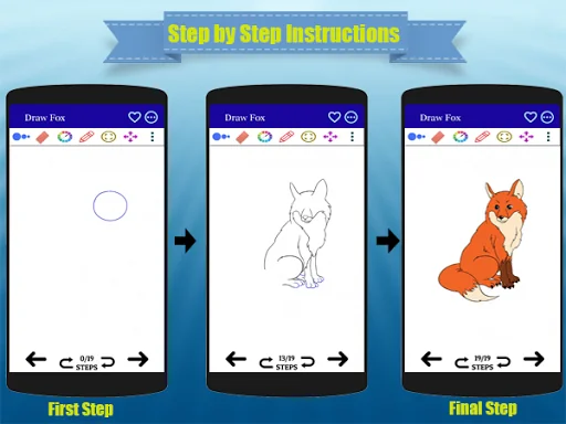 How to Draw a Fox Step by Step