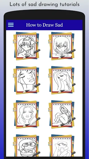 How to Draw a Sad Person