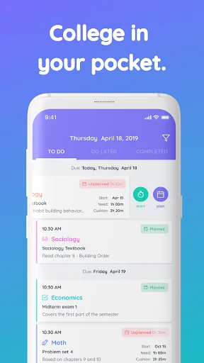 Shovel - Study Planner