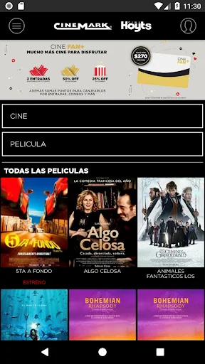 Cinemark Argentina screenshot 1