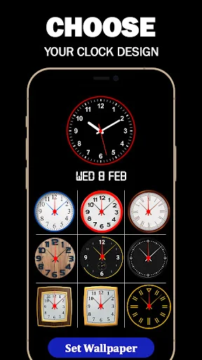 Smart Night Clock Wallpaper screenshot 2