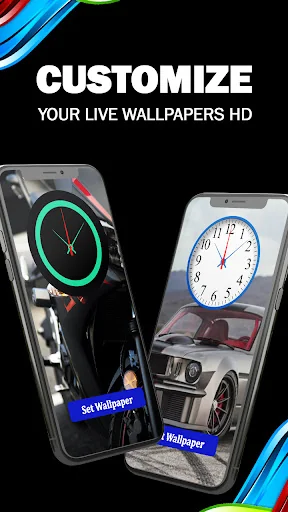 Smart Night Clock Wallpaper screenshot 4