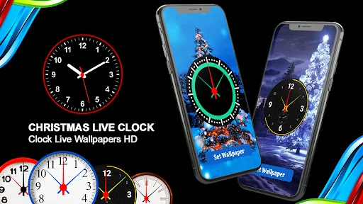 Christmas Clock Live Wallpaper