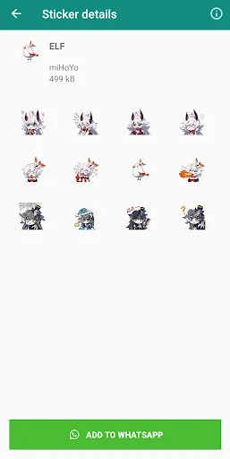 Honkai Stickers screenshot 3