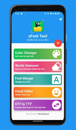 zFont Tool - Android Font Tool