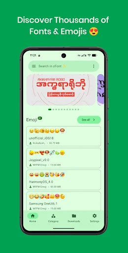 zFont 3 - Emoji & Font Changer screenshot 1