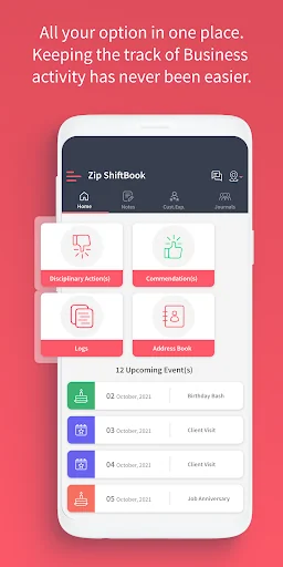Zip ShiftBook