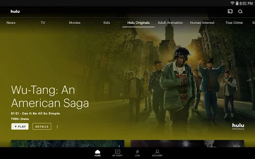 Hulu for Android TV