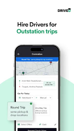 DriveU: Hire Driver for Car screenshot 3