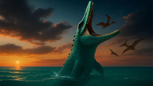 Talking Mosasaurus Deep Age screenshot 1