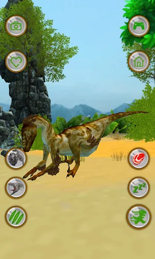 Talking Jurassic Raptor screenshot 1