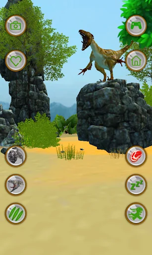 Talking Jurassic Raptor screenshot 2