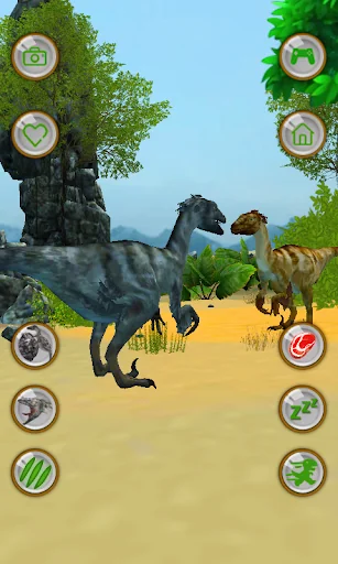 Talking Jurassic Raptor screenshot 3