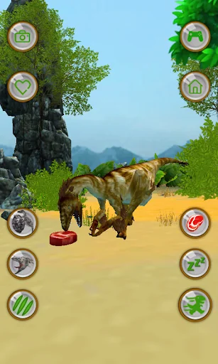 Talking Jurassic Raptor screenshot 4