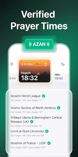 Muslim: Prayer Times, Qibla