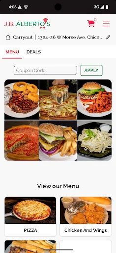 J.B. Alberto's Pizza screenshot 2