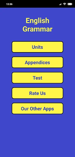 English Grammar for Uzbek Lear screenshot 1