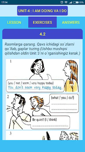 English Grammar for Uzbek Lear screenshot 3