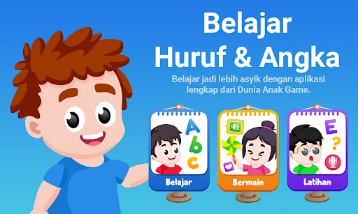 Belajar Huruf + Angka Tk Paud