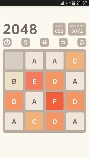 2048 Alphabet screenshot 3