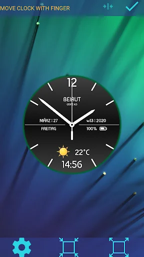 Weather Clock Live Wallpaper