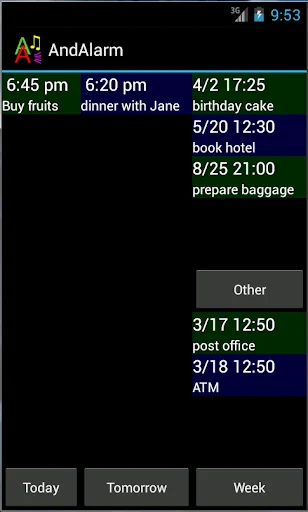 NewAlarm Alarm Calendar