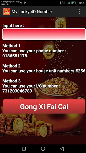 My Lucky 4D Number