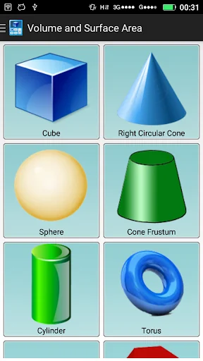 Volume & SurfaceArea Cal