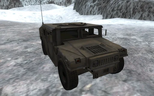 Army 4x4 Snow Driving 3D screenshot 1