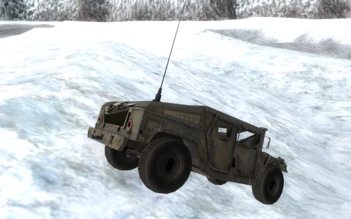 Army 4x4 Snow Driving 3D screenshot 4