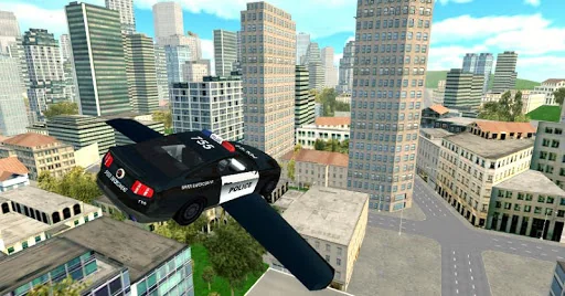 Flying Police Car Simulator screenshot 4