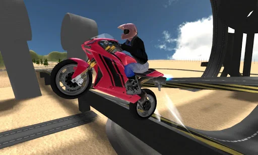 Extreme Bike Race Driving screenshot 1