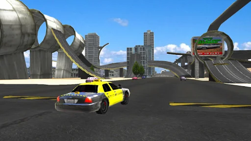 City Taxi Driving Simulator 3D screenshot 2